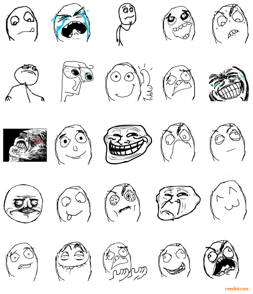 Free Rage Face Templates LOL Needed